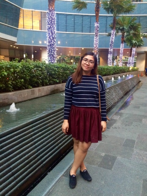 preppy, mango, h&m, pleated skirt, nautical, stripes, knitted sweater, sneakers, keds, life of A, Aizha Guevarra, style, fashion, style blogger, ootd, fashion blogger, 
